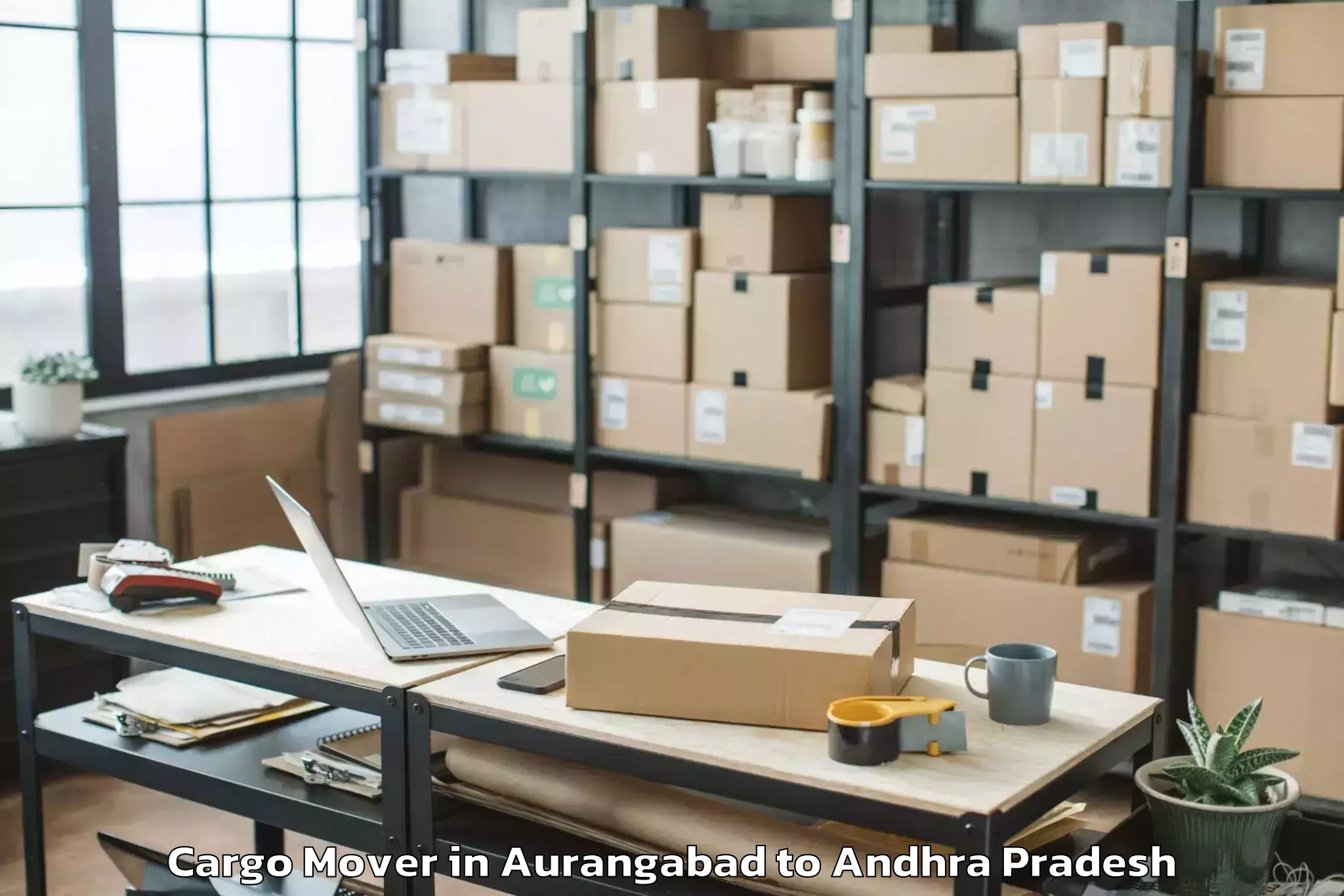 Top Aurangabad to Vaddeswaram Cargo Mover Available